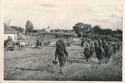 280. suurtükipolgu 2. diviisi patarei liigub paremale positsioonile.  duplicate photo