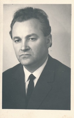 EPA rektor Arnold Rüütel. Tartu, 1973.  duplicate photo