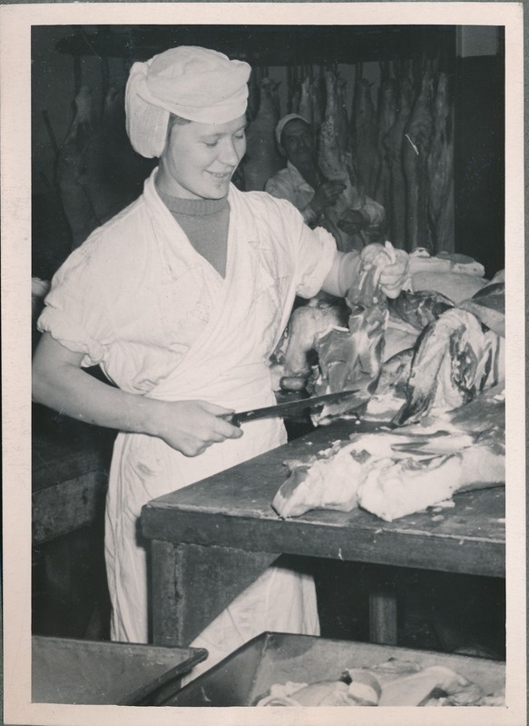 Tartu Lihakombinaat, liha töötlemine. 1960