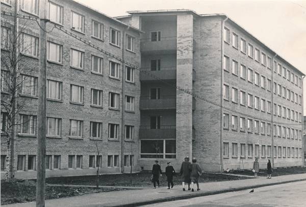 TRÜ uus ühiselamu Tiigi 14. Tartu, 1962.