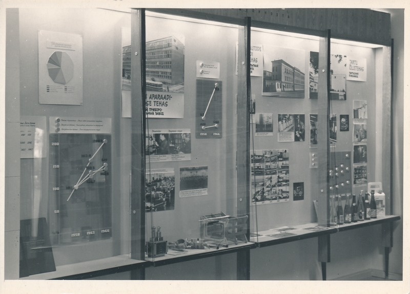 Tartu linnamuuseumi ekspositsioon: tööstus. 1968.