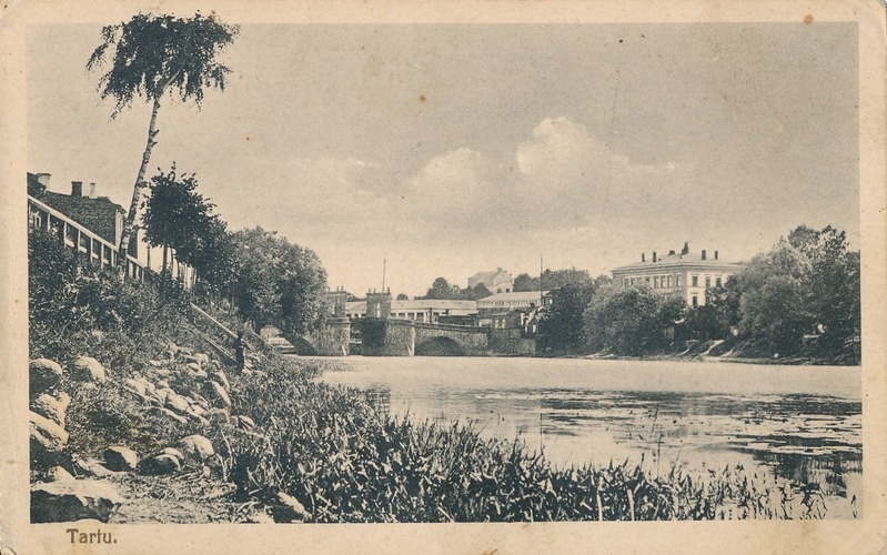 Emajõgi. Taga Kivisild. Tartu, 1910-1920.