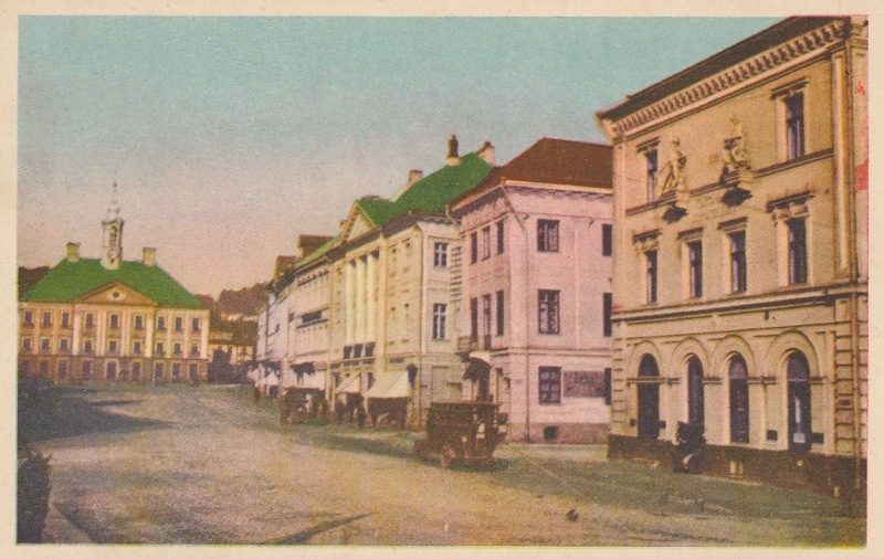 Raekoja plats (vaade Kivisilla poolt). Tartu, 1925-1930.