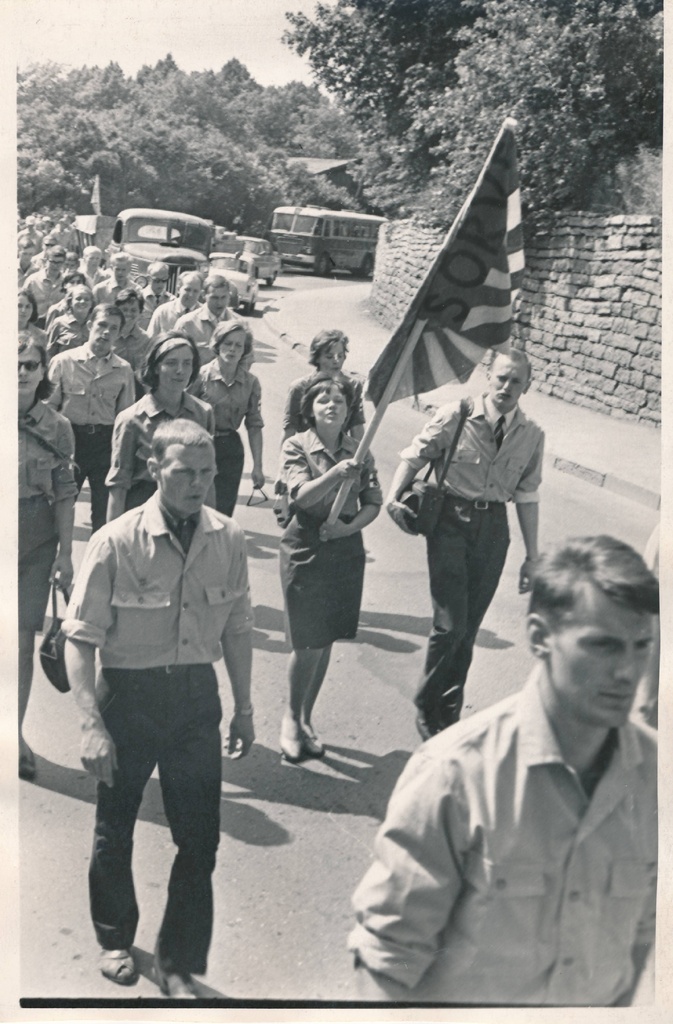 Eesti üliõpilaste ehitusmaleva (EÜE) kokkutulek. Tallinn, juuli 1967.a.