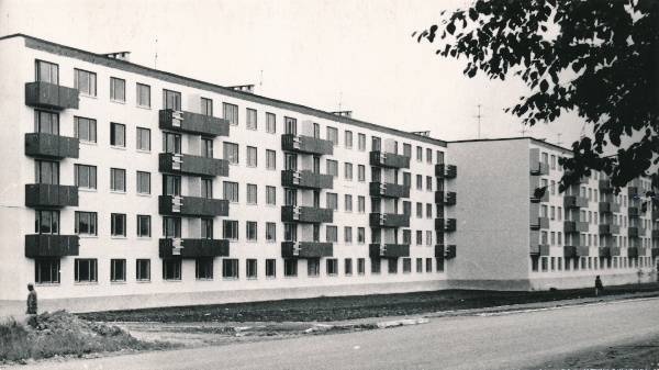 Tartu katseremonditehase töötajate uuselelamu (Jaama t). 1968