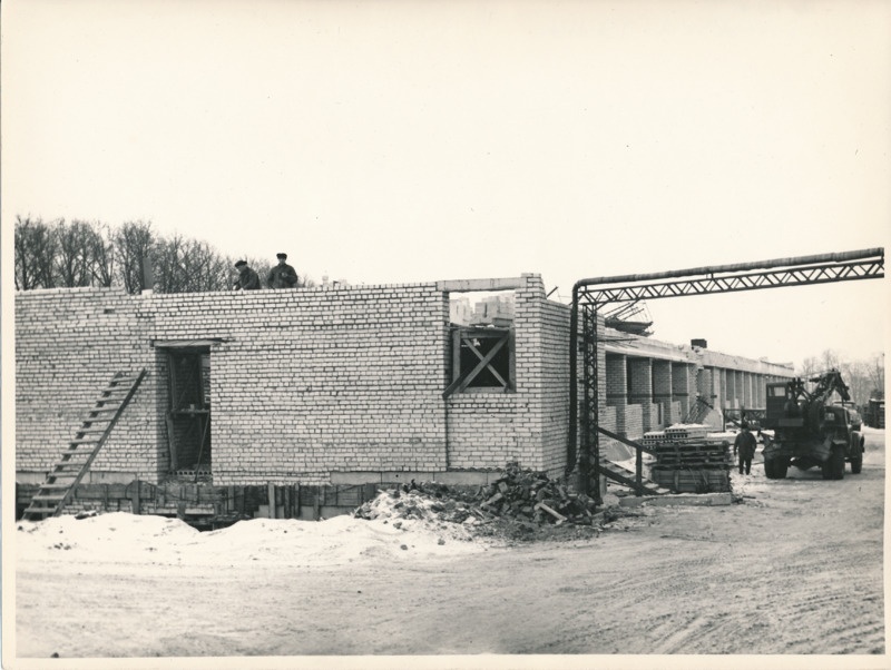 Tartu õlletehas, ehitatav uus mineraalvee "Värska" tootmise  tsehh. 1972