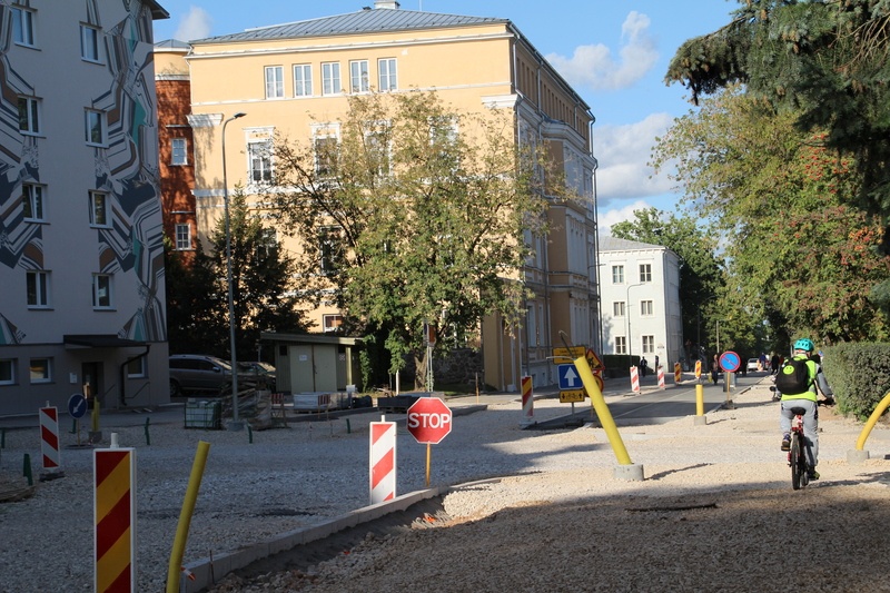 Tänavaremont, Vanemuise t. Tartu, 2019.