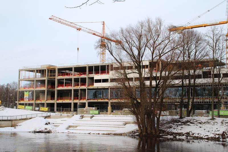 Delta hoone ehitus. Tartu, 2019.