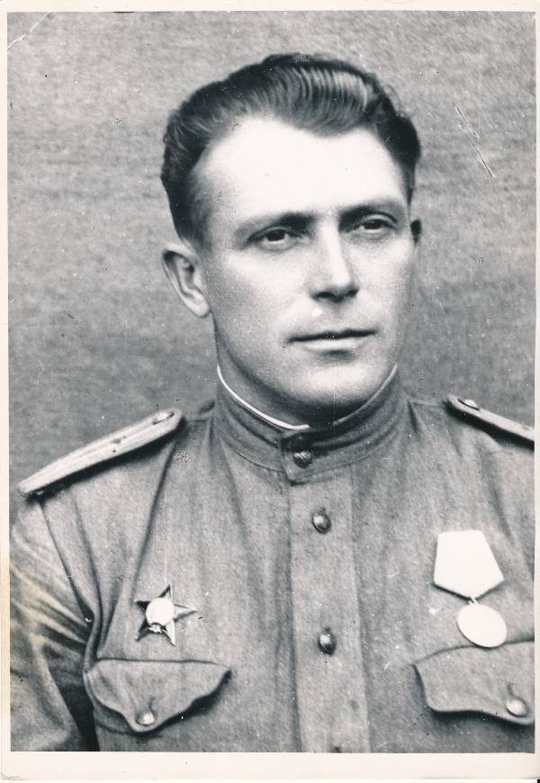 Portree. 287. hävituslennuväe pataljoni staabiülem major N. Maruško, Tartu vallutamislahingutes (1944) osalenu.