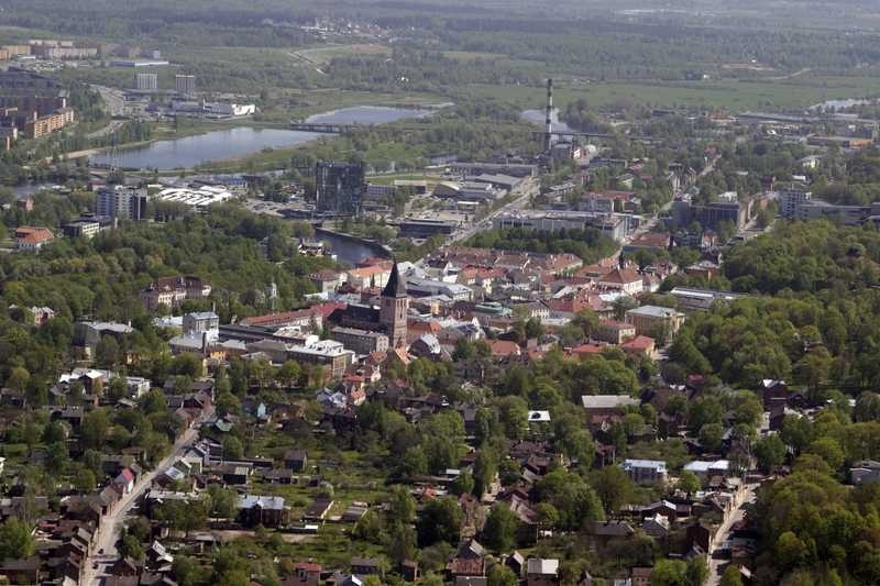 Aerofoto. Kesklinn. Tartu, 2005.