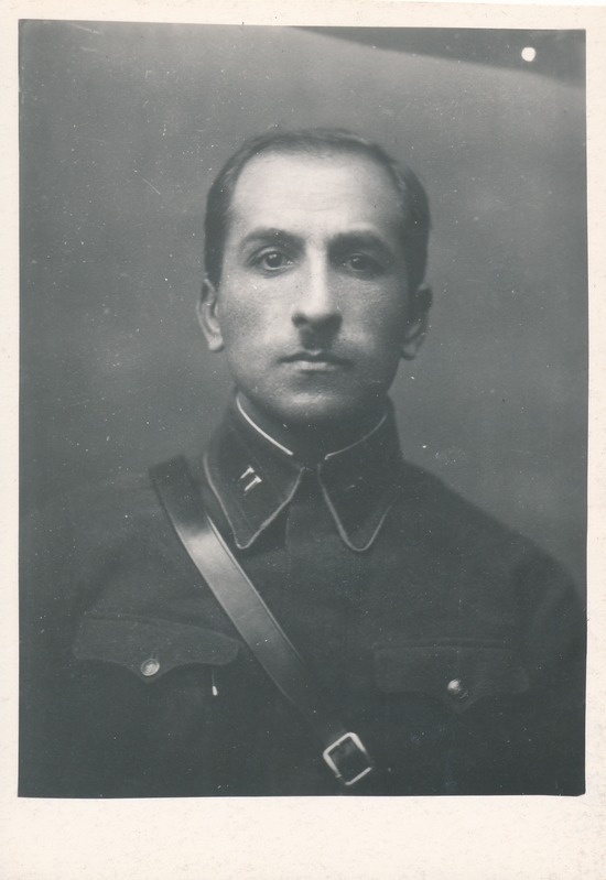 Sõjaväelane A. J. Kurbanov. 1938