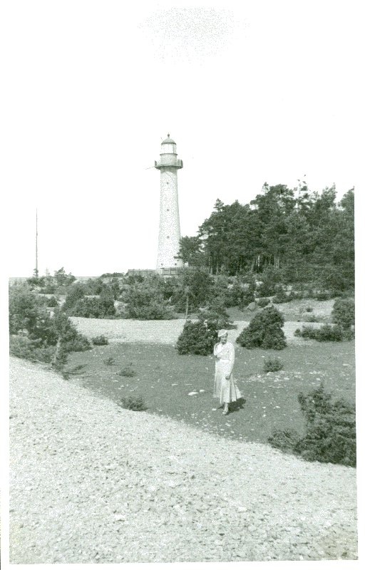 Photo. Saksby Fire Tower.  Summer memories from Vorms in the album. 1933/34. Photo: J.F. Luikmil.