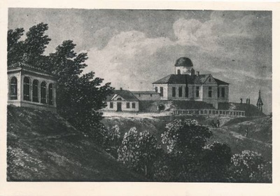 Tartu linnavaade. Tähetorn. A.P. Clara akvatinta 1821.a.  duplicate photo