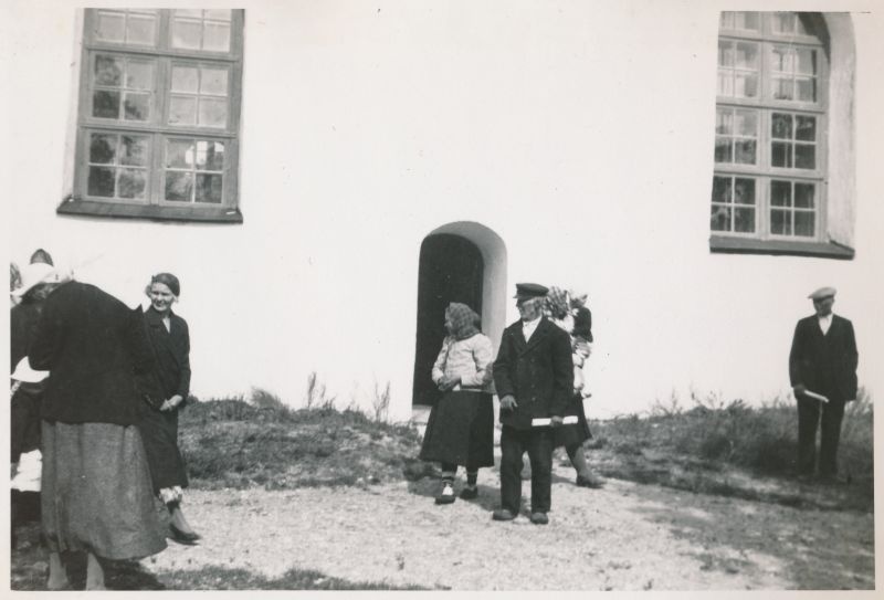 Photo. Churches in the bed of St. Olai church. Summer memories from Vorms in the album. 1933/34. Photo: J.F. Luikmil.