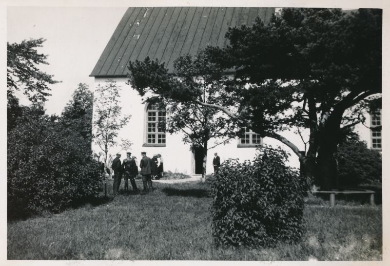 Photo. St. Olai Church. Summer memories from Vorms in the album. 1933/34. Photo: J.F. Luikmil.