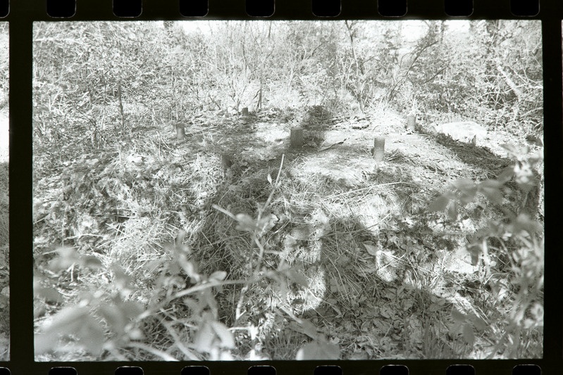 Võiküla 10" patarei 5. suurtüki betoneeritud alus, 17.05.1988