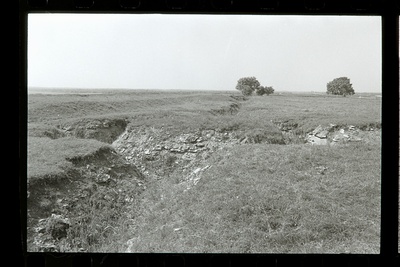 1916 paesse raiutud kaevik Vääna-Postil, 1987  duplicate photo