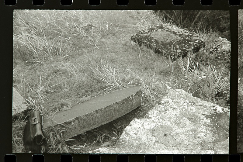 Aegna 12" patarei nr 15 purustused komandohoones, 1989