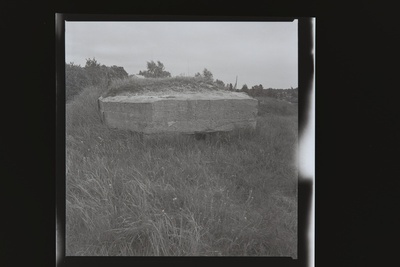 Sõru patarei 2. ja 3. suurtüki vahekoht 1941. a ehitatud dotiga, 1987  duplicate photo