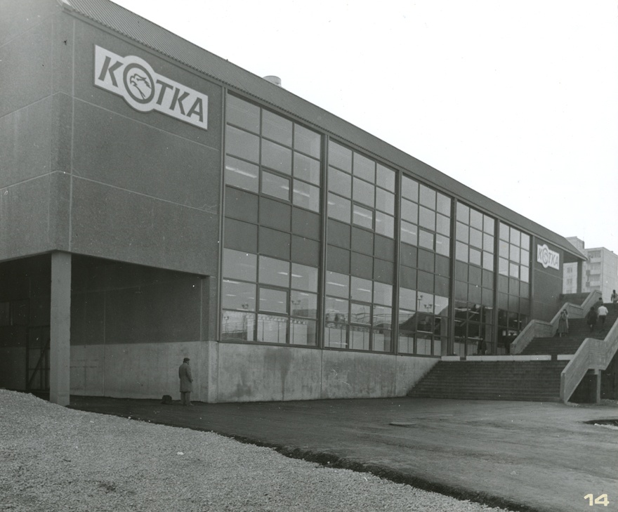 "kotka" store in Lasnamäe, view of the building