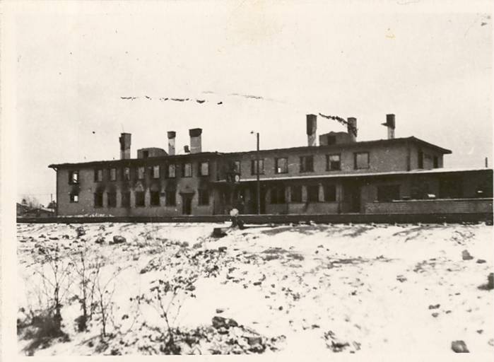 Fired in war Kiviõli Railway Station Building
