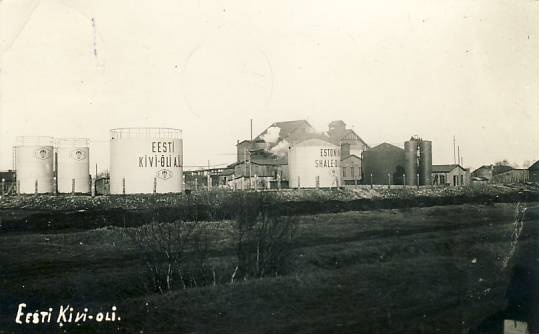 Eesti Kiviõli, view of the factory