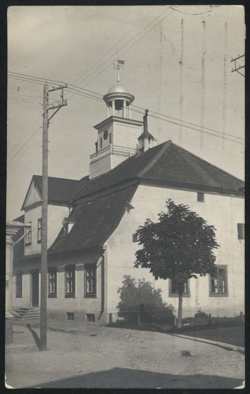 Postcard, Viljandi, old raekoda