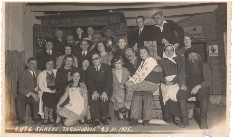 Oskar Lutsu "Tagahoovis" Keila Vabatahtliku Tuletõrjeühingu näitering