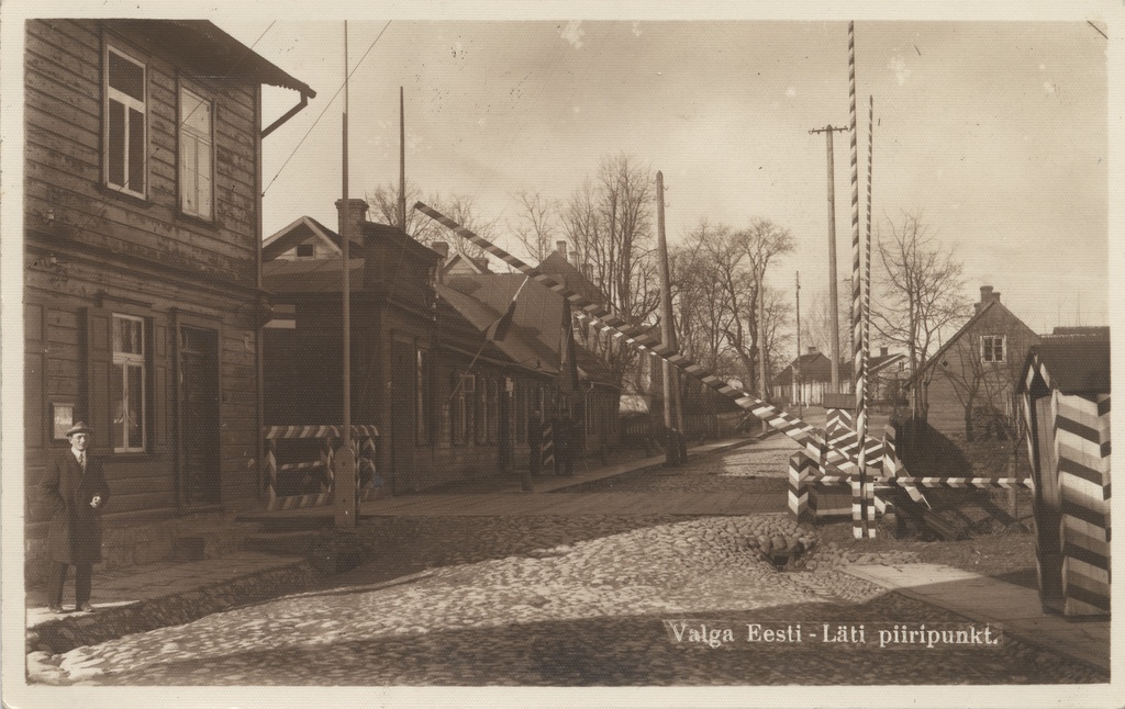 Valga : Estonian-Latvian border crossing point