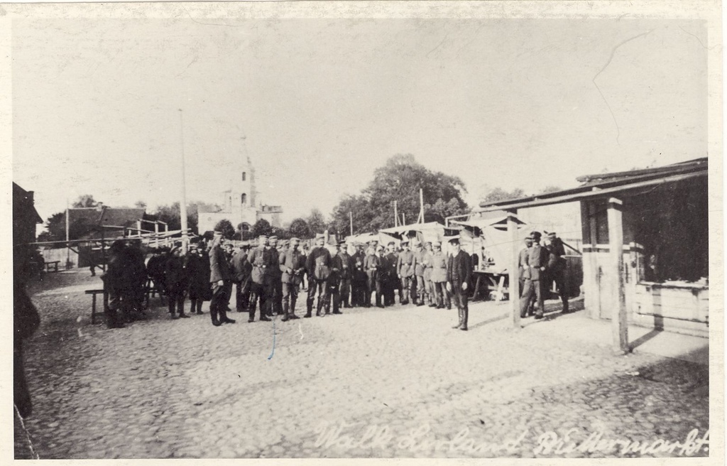 Valga. The Knight Market