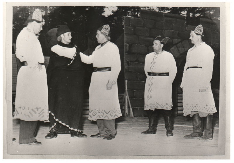 Vabaõhuetendus "Lembitu" Keila Kultuurimaja näiteringi esituses