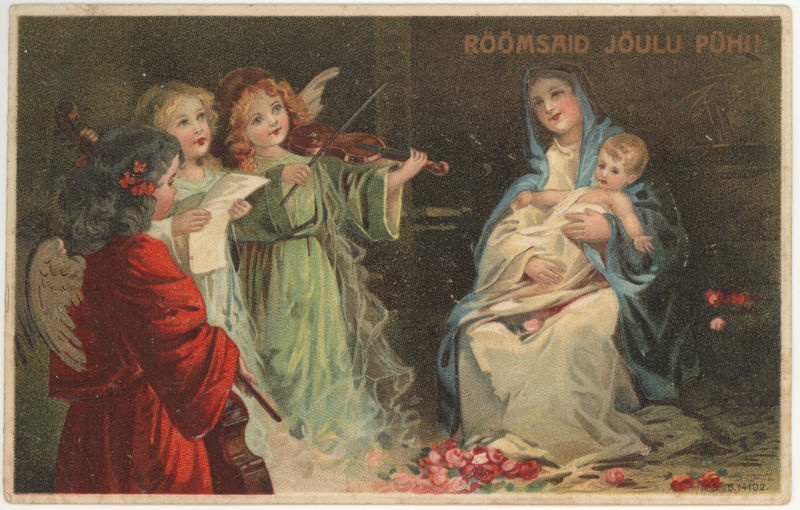 Jõulu- ja uue aasta postkaart