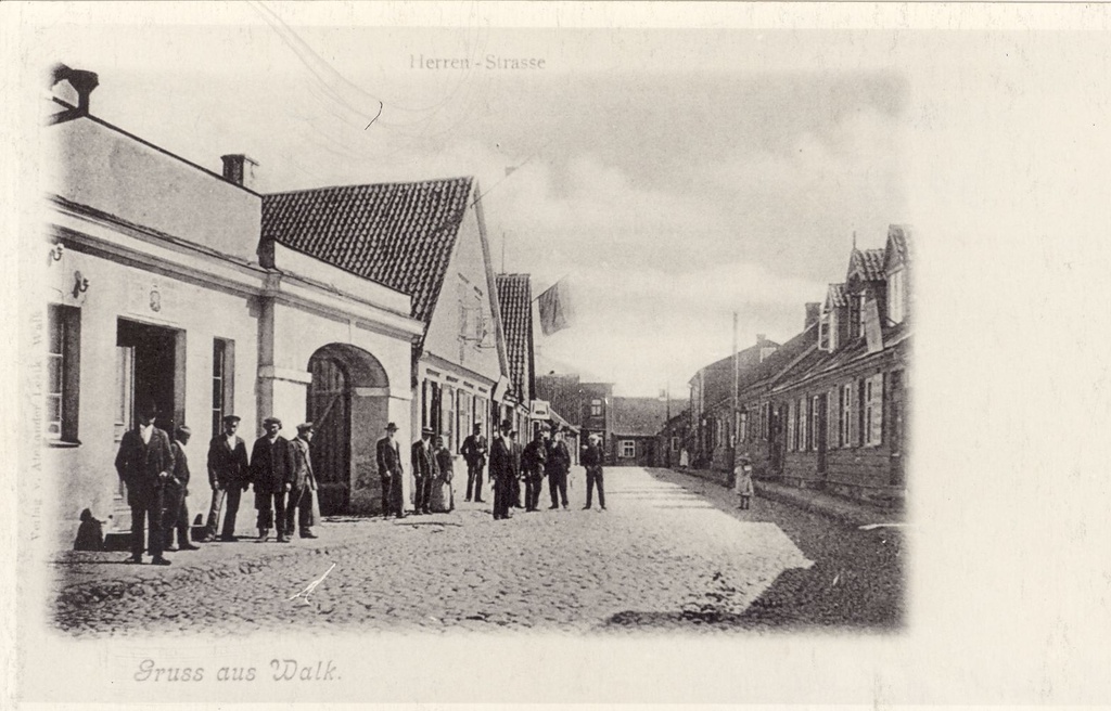 Valga. The street of gentlemen