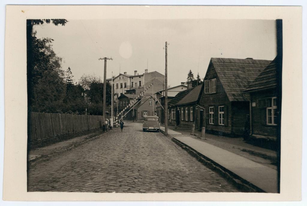 Valga. Border in Sepa Street