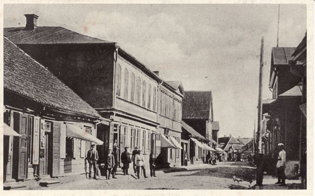Valga. View of Riga Street