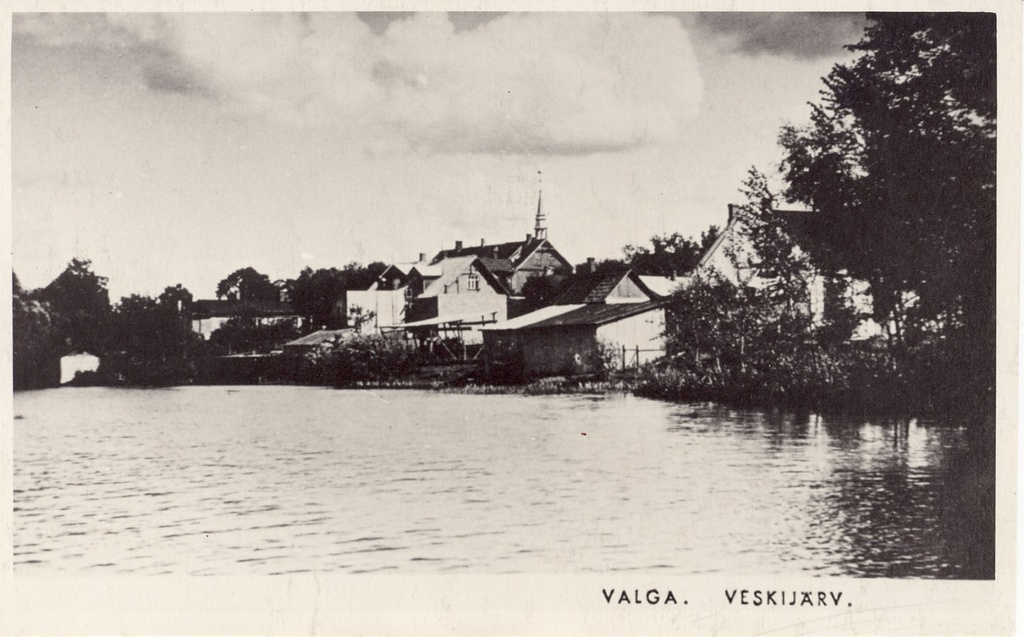Valga. Lake Veski
