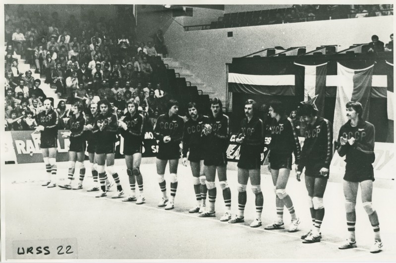 Viljar Loor Euroopa meistrivõistlustel Pariisis NSVLiidu koondvõistkonnas, okt. 1979.a.