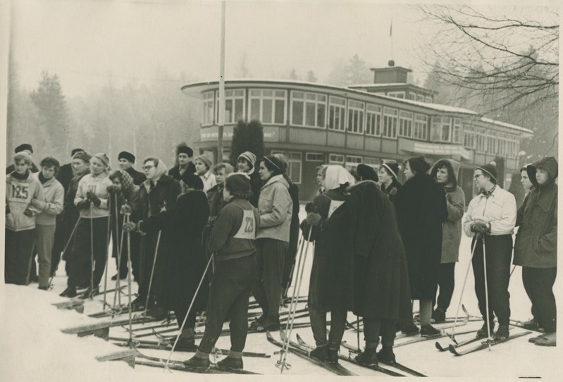 TPI suusavõistlused Mustamäel "Kalevi" spordibaasis, 1952.-1954.a.