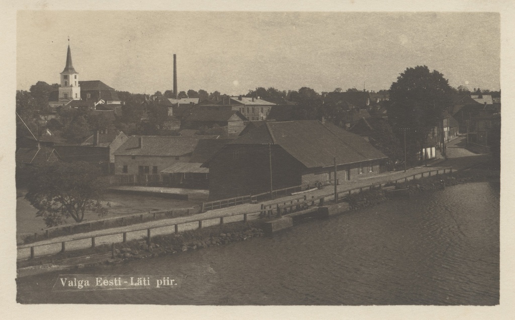 Valga : Estonian-Latvian border