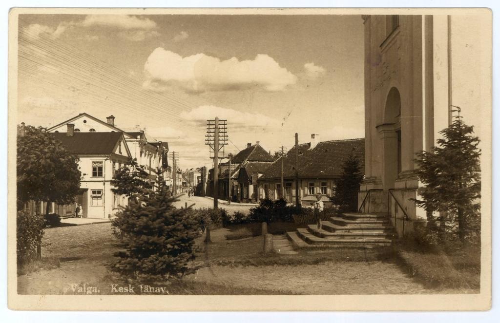 Valga. Central Street