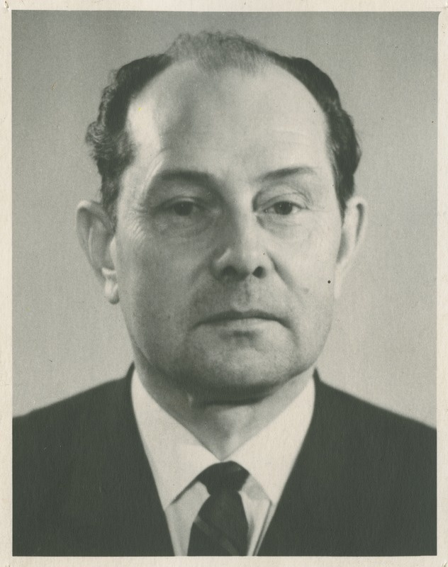 Voldemar Maasik, TPI füüsika kateedri dotsent, TPI parteikomitee sekretär 1966.-1968.a., tehnikateaduste kandidaat, portree, 1968.a.