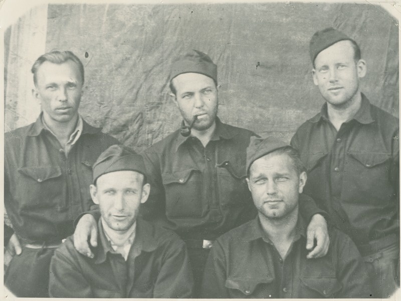 Suure Isamaasõja algul mobiliseeritud TPI töötajad ja üliõpilased Kotlase linnas, 1941.a.