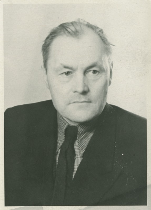 Leo Jürgenson, ENSV teeneline teadlane, akadeemik, professor, tehnikadoktor, Nõukogude Eesti preemia laureaat, portree, 1950.-ndad a.