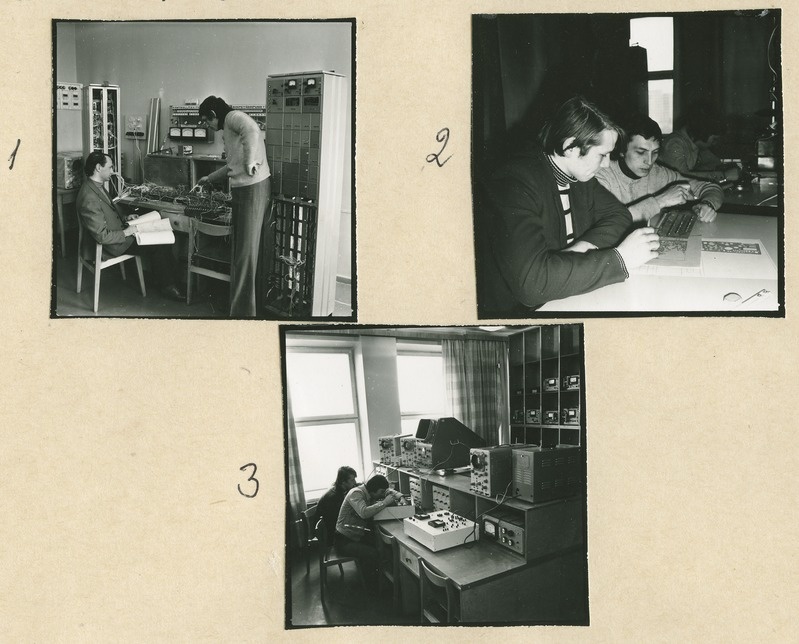TPI automaatika kateedris, töö laboris, 24.märts 1977.a.