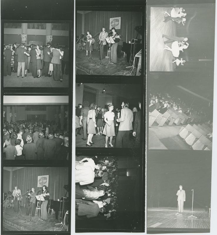 TPI üliõpilaste semestri avaball Tombi nim. Kultuuripalees, 8.veebr. 1977.a.