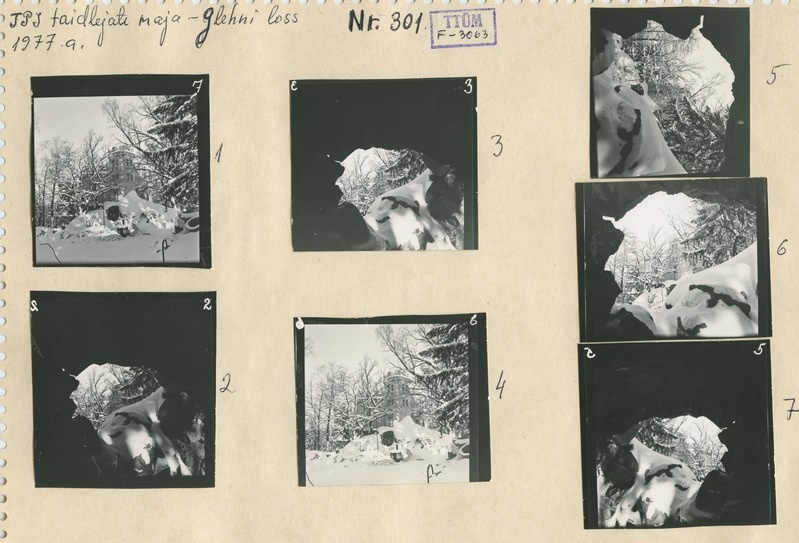 TPI Taidlejate maja - Glehni loss, talv, 1977.a.