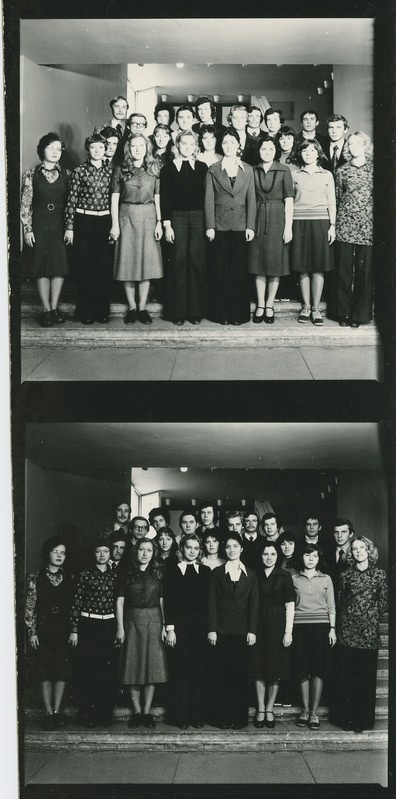 TPI automaatika eriala lõpetajad, 7.okt. 1976.a.