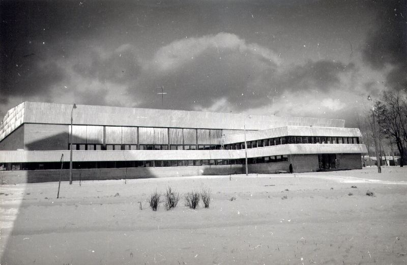 Sillamäe sports building. Arh. Ilmar Wood Forest