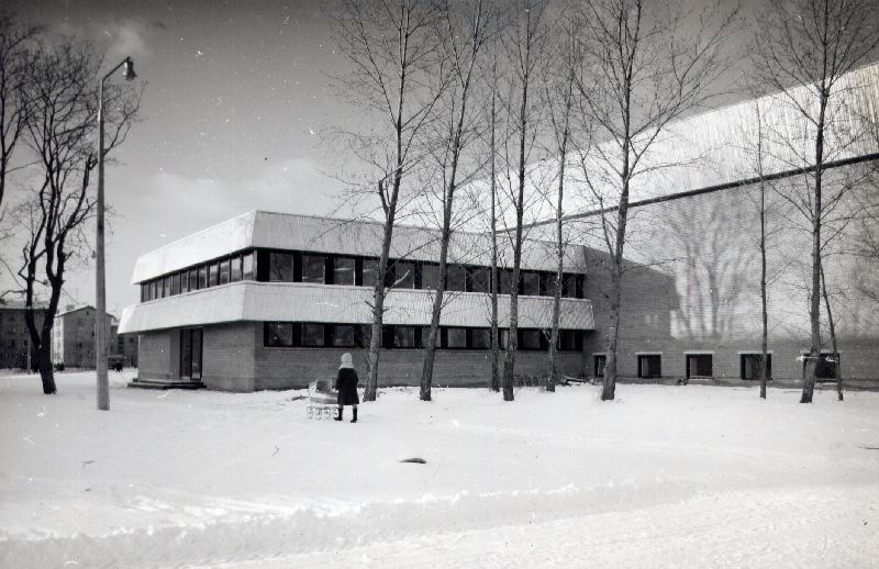 Sillamäe sports building. Arh. Ilmar Wood Forest
