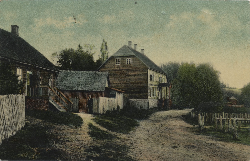 Livland : Põlwa pharmacy and parochialschule = Pölwe : Apotheke und Parochialschule